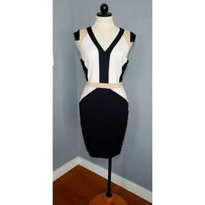 Buffalo, black/beige/white dress